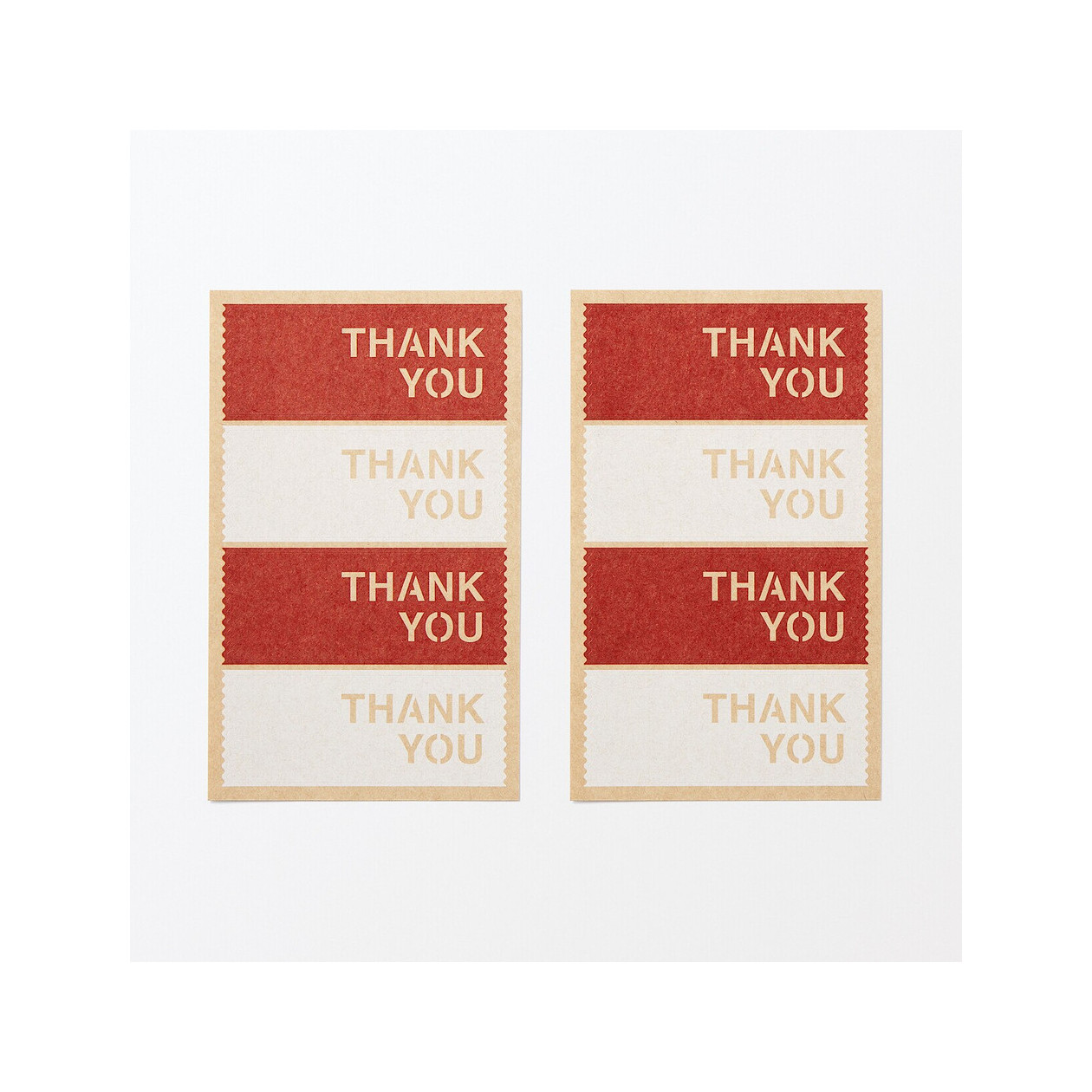 Zestaw naklejek Thank you L