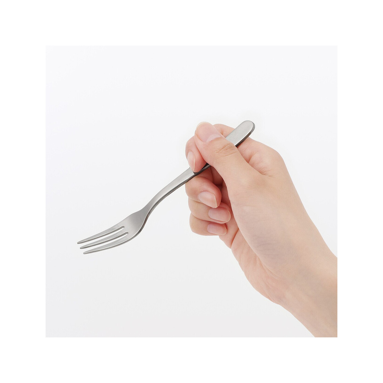 Widelec deserowy ze stali nierdzewnej 13cm