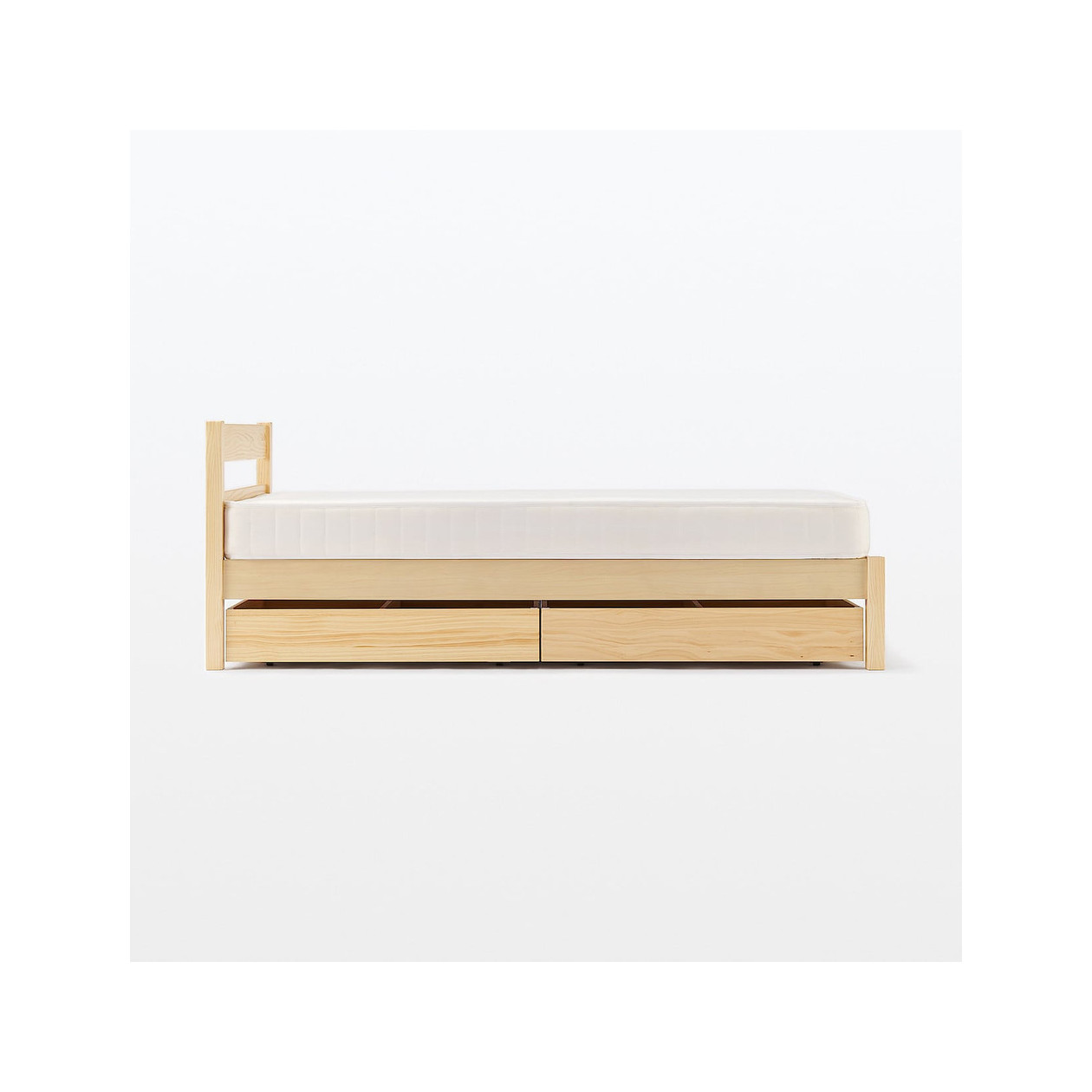 Łóżko z wezgłowiem podwójne duże king 183x201,5x74 cm sosna