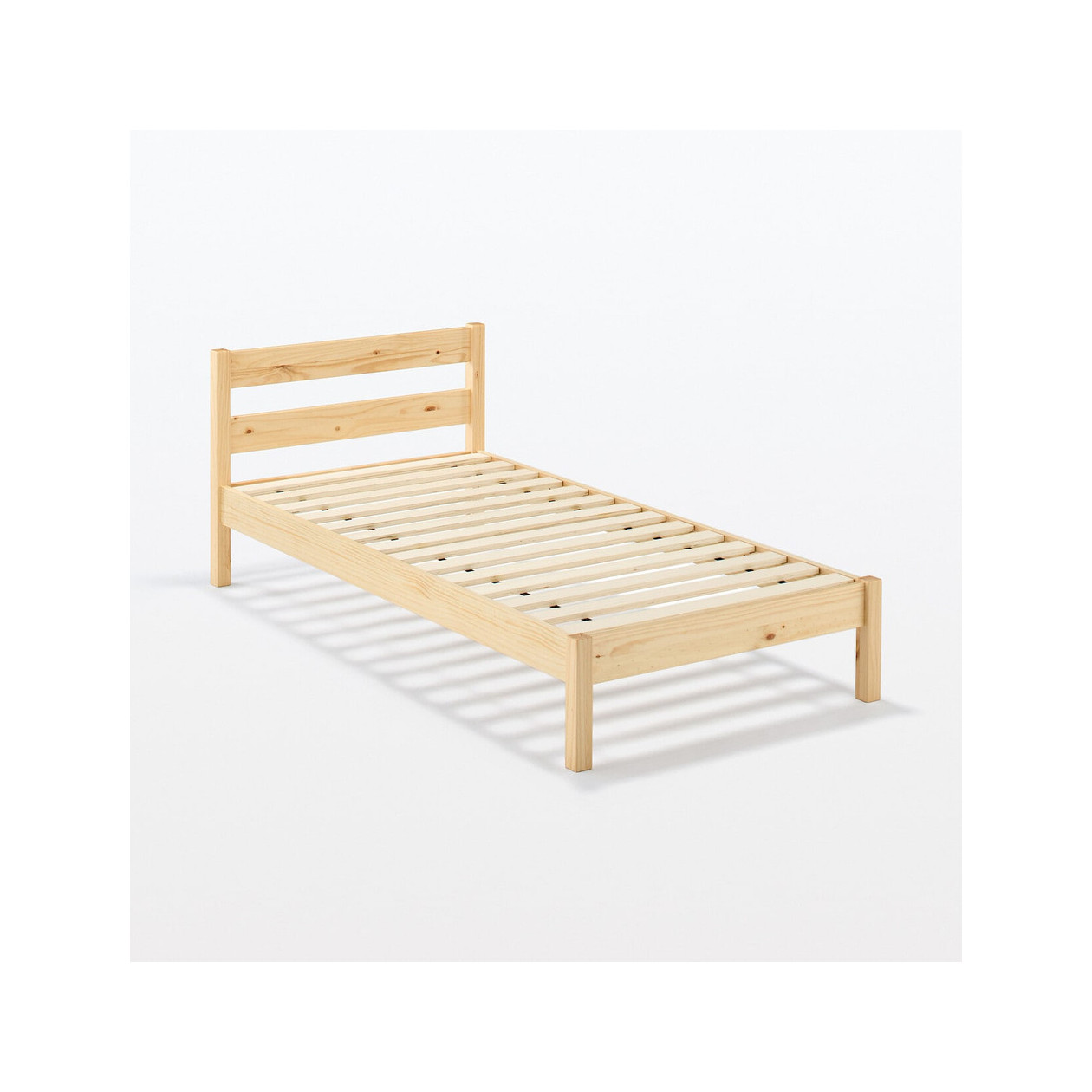 Łóżko z wezgłowiem podwójne duże king 183x201,5x74 cm sosna