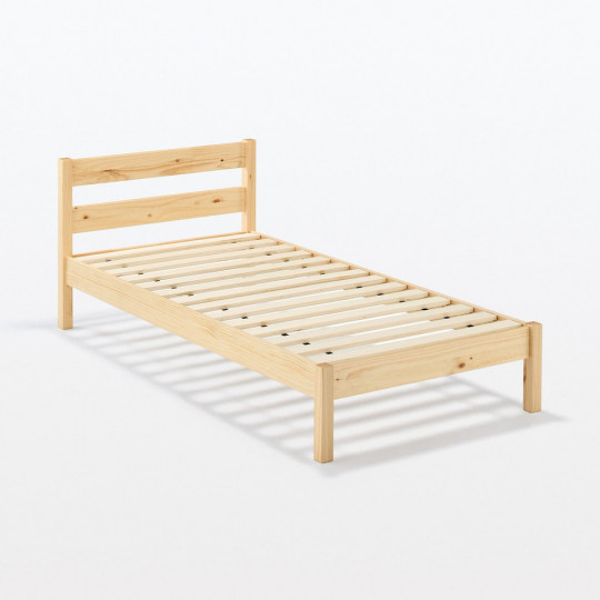 Łóżko z wezgłowiem podwójne duże king 183x201,5x74 cm sosna