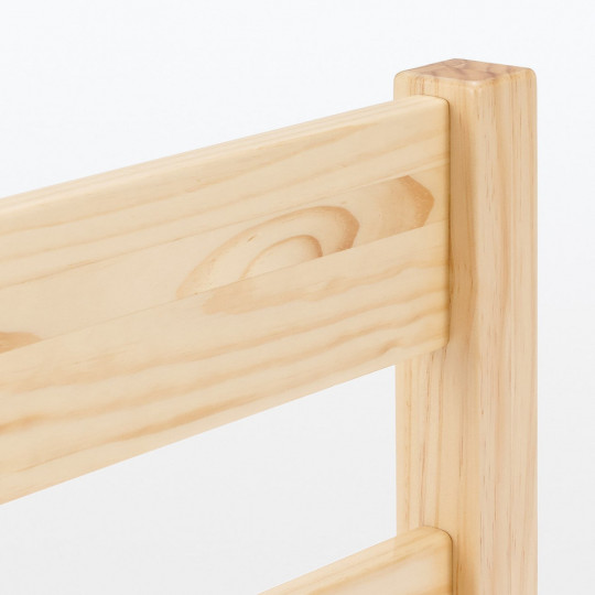 Łóżko z wezgłowiem podwójne duże king 183x201,5x74 cm sosna