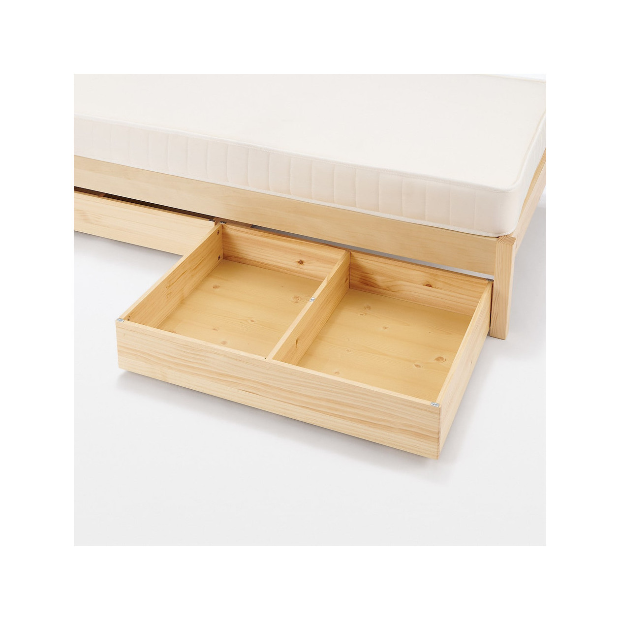 Łóżko z wezgłowiem podwójne duże king 183x201,5x74 cm sosna