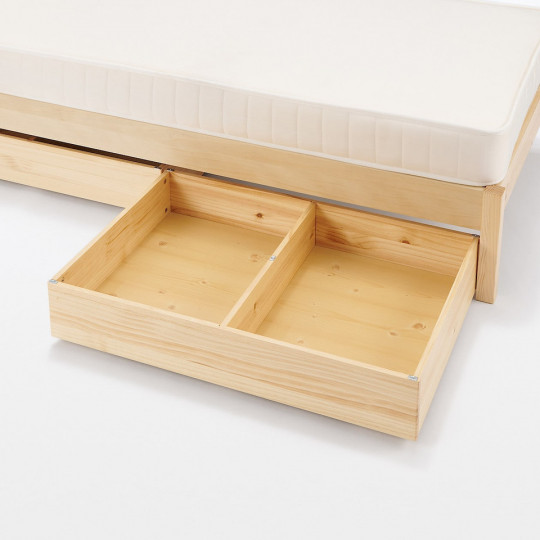 Łóżko z wezgłowiem podwójne duże king 183x201,5x74 cm sosna