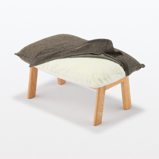 Podnóżek do fotela rozkładanego brąz