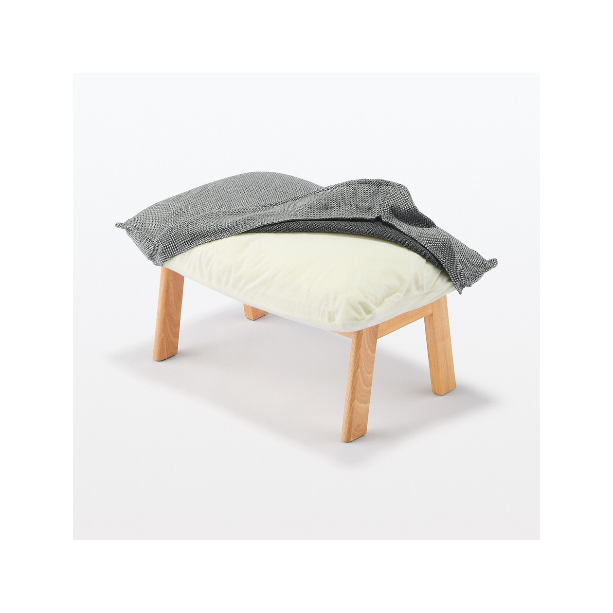 Podnóżek do fotela rozkładanego szary
