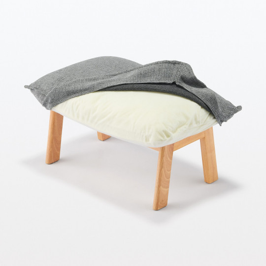 Podnóżek do fotela rozkładanego szary