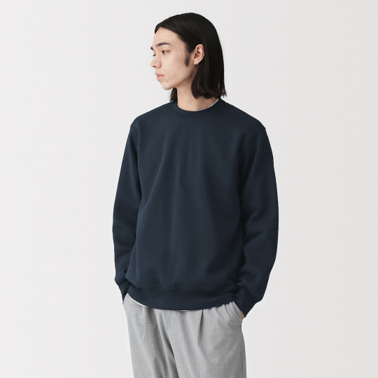 Bluza z dekoltem C granatowa