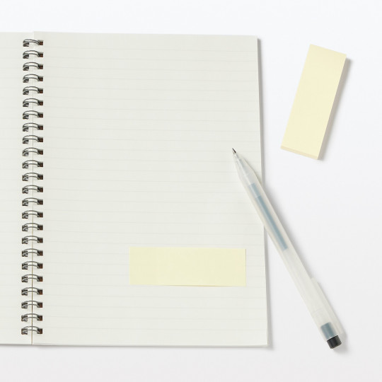 Karteczki samoprzylepne 75x25mm żółte