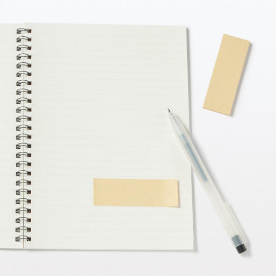 Karteczki samoprzylepne 75x25mm kraft