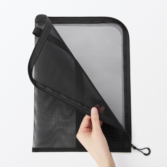 Teczka na dokumenty z nylonowej siatki A4