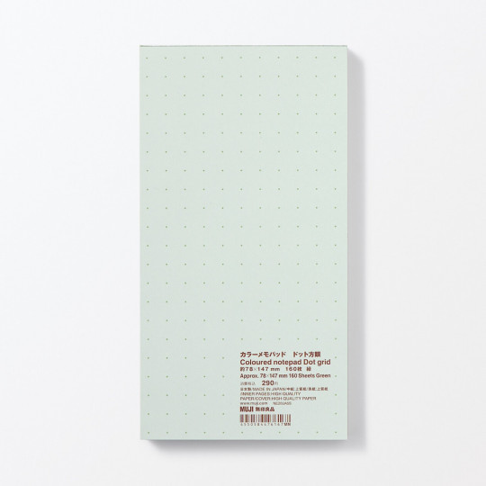 Notes 78x147mm kropki