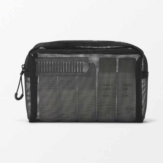 Kosmetyczka z nylonowej siatki 18.5x12 cm