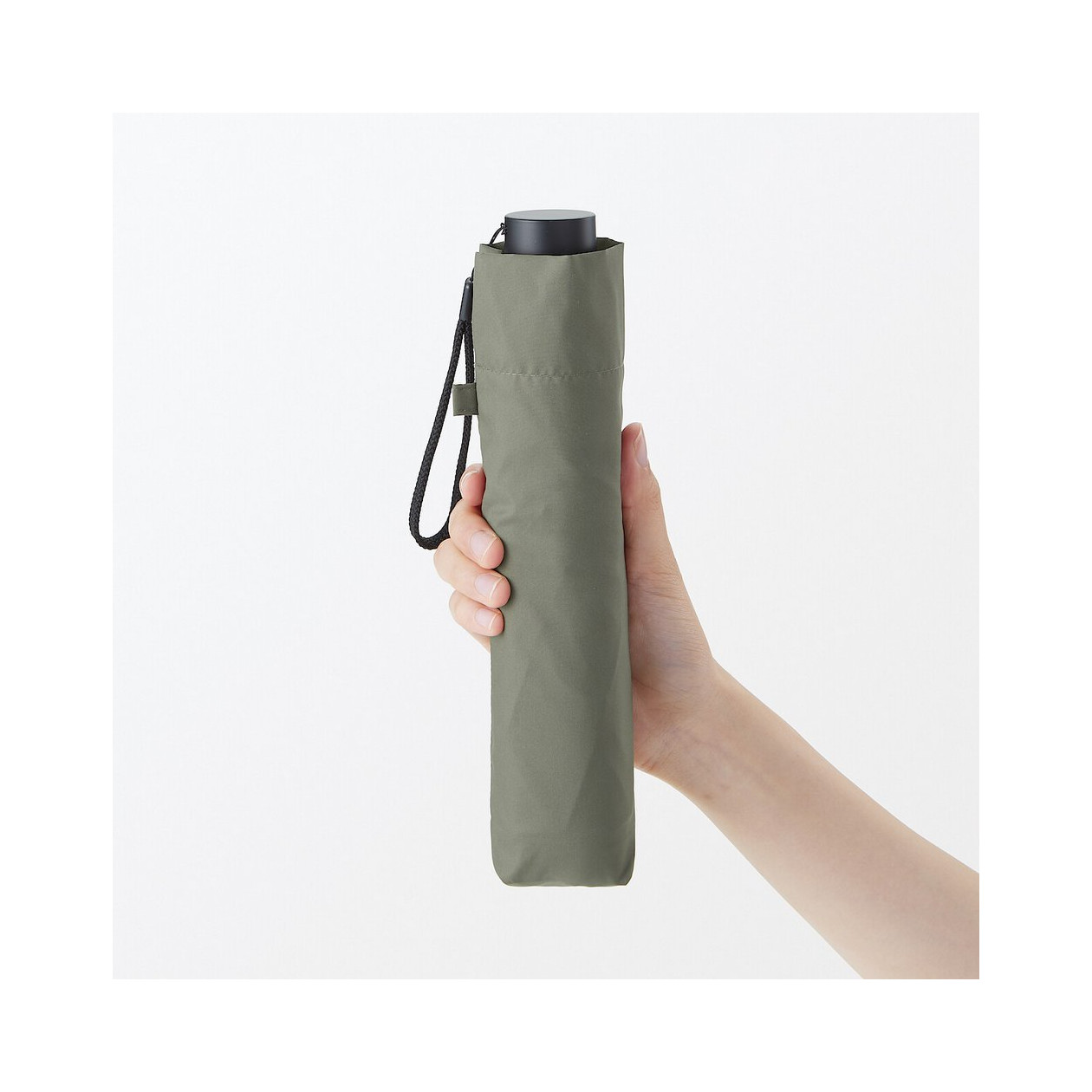 Parasol składany khaki