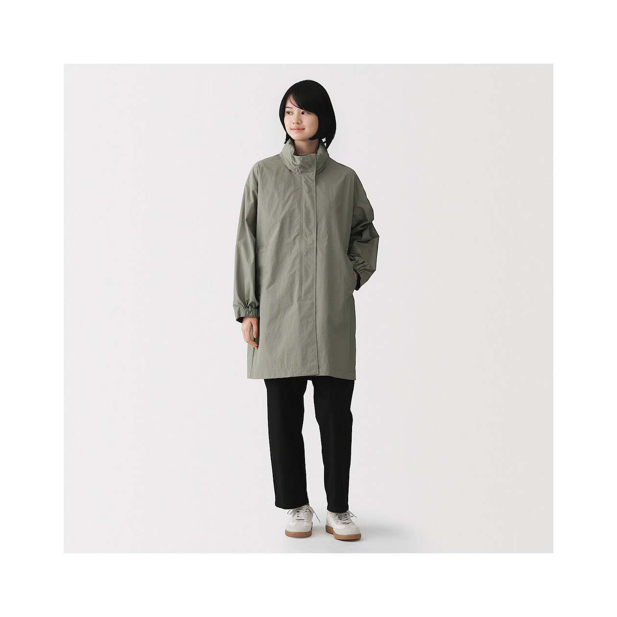 Płaszcz wodoodporny zielony