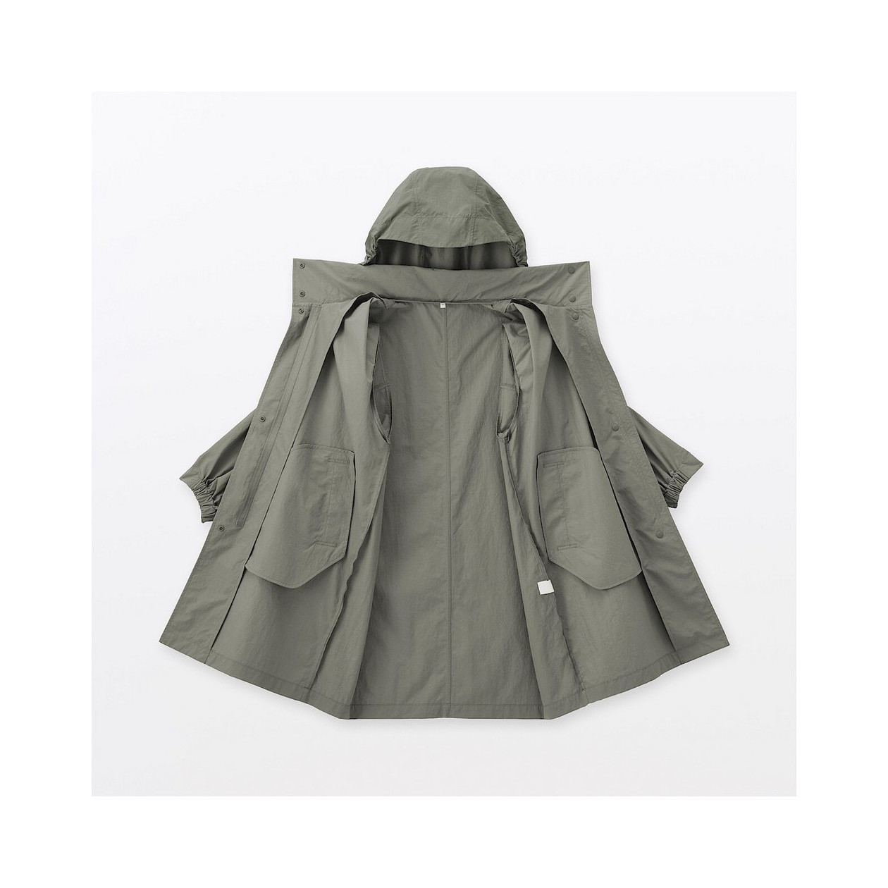 Płaszcz wodoodporny zielony