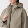Kurtka wodoodporna szarobrązowa