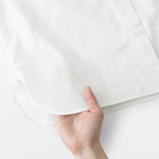 Koszula z bawełny organicznej biała w paski