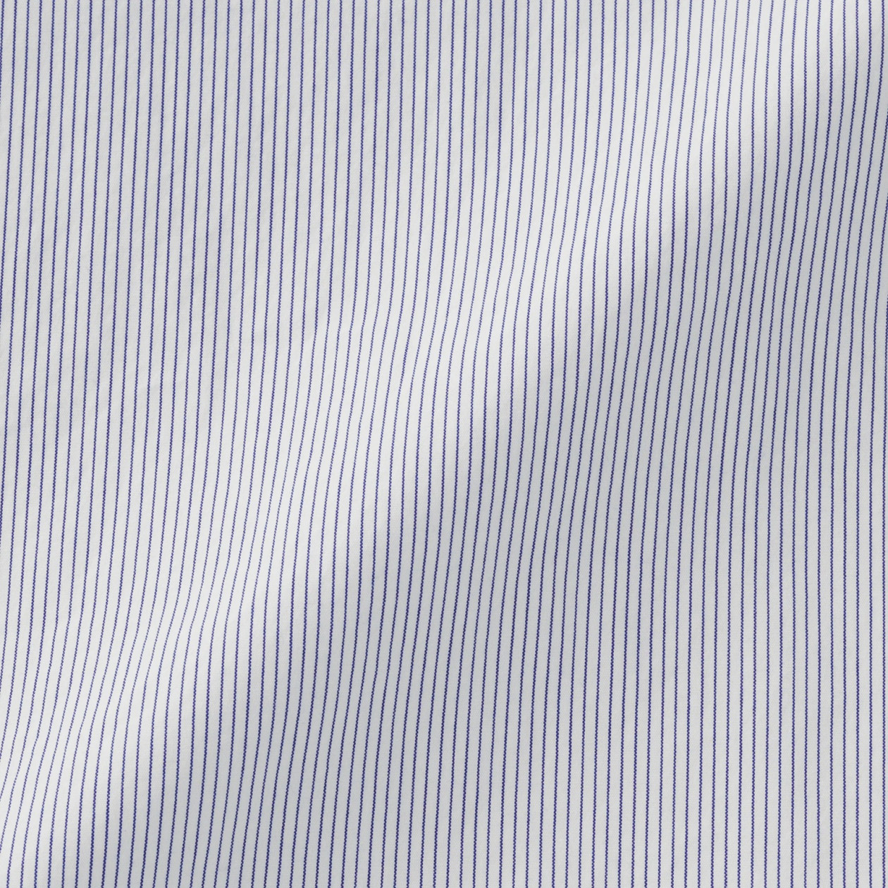 Koszula z bawełny organicznej biała w paski