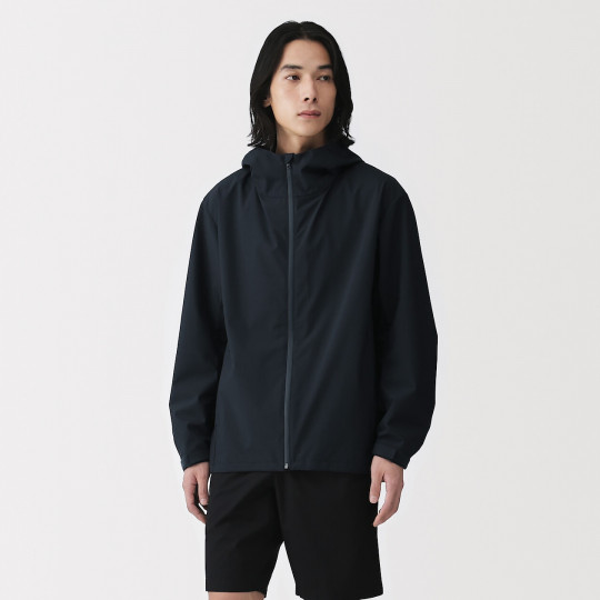 Kurtka wiatrówka granatowa