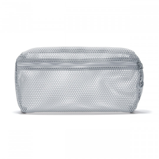 Saszetka z miękkiej siatki szara M