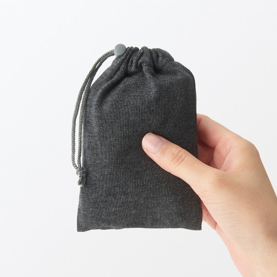 Opaska na oczy podróżna szara