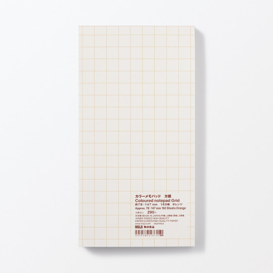 Notes 78x147 mm kratka