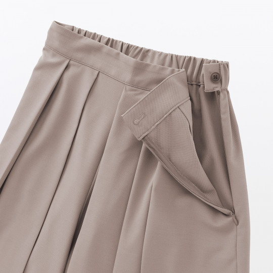 Spodnie hakama szarobeżowe