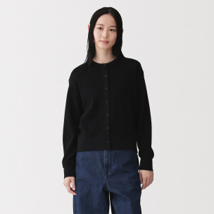 Kardigan bawełniany waffle...