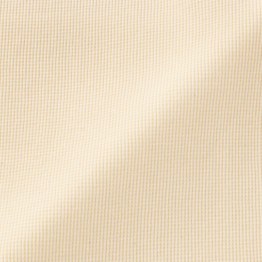 Kardigan bawełniany waffle kremowy