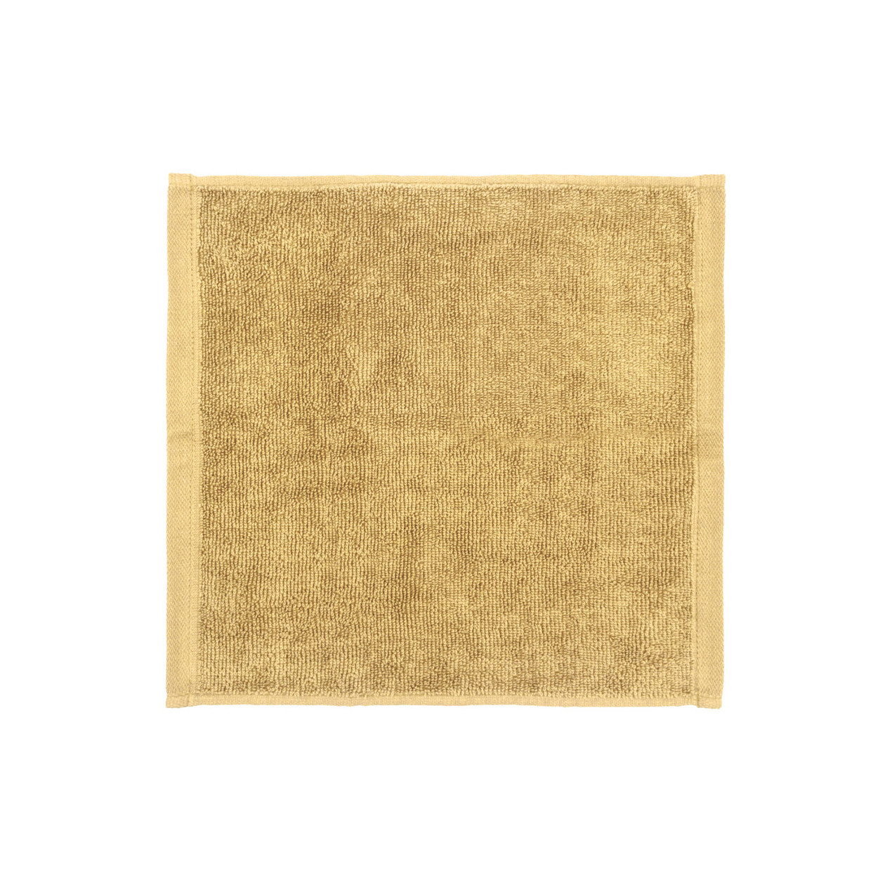 Ręcznik do twarzy 33x33 cm żółty