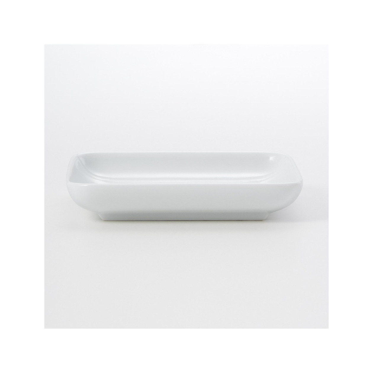 Talerz kwadratowy z porcelany Hakuji mały