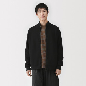 Kardigan na zamek czarny