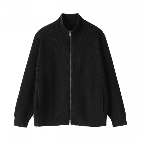 Kardigan na zamek czarny