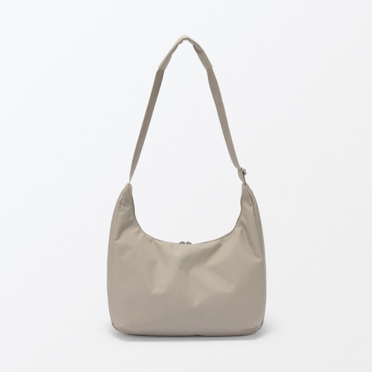 Torba listonoszka wodoodporna miękka beżowa