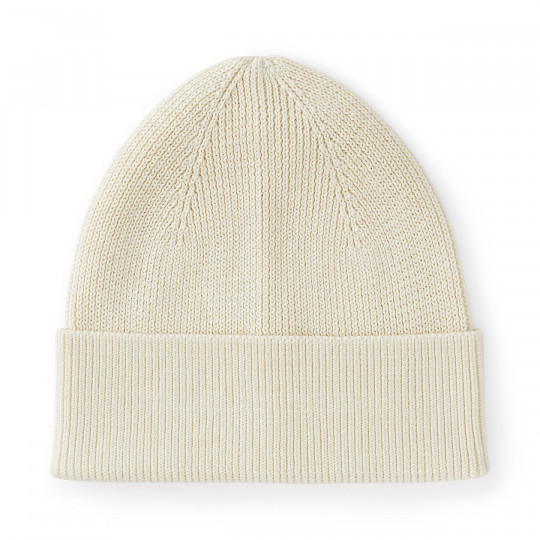 Czapka z jedwabiem kremowa