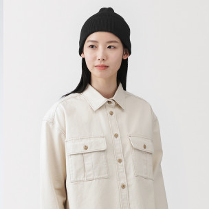 Czapka z jedwabiem czarna