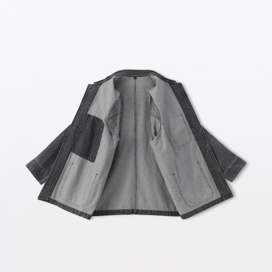 Kurtka lekka z kapoku szara