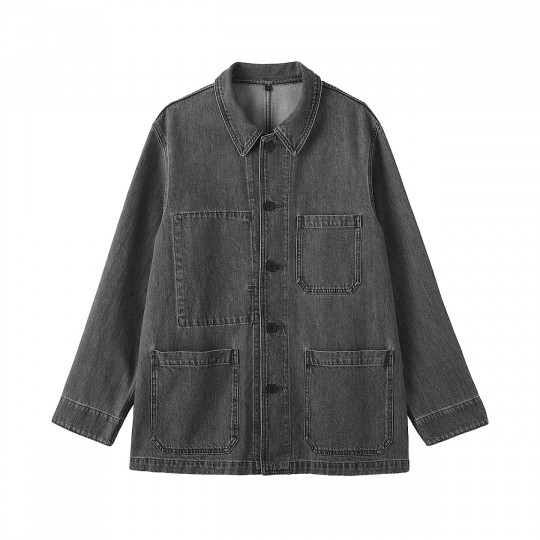 Kurtka lekka z kapoku szara