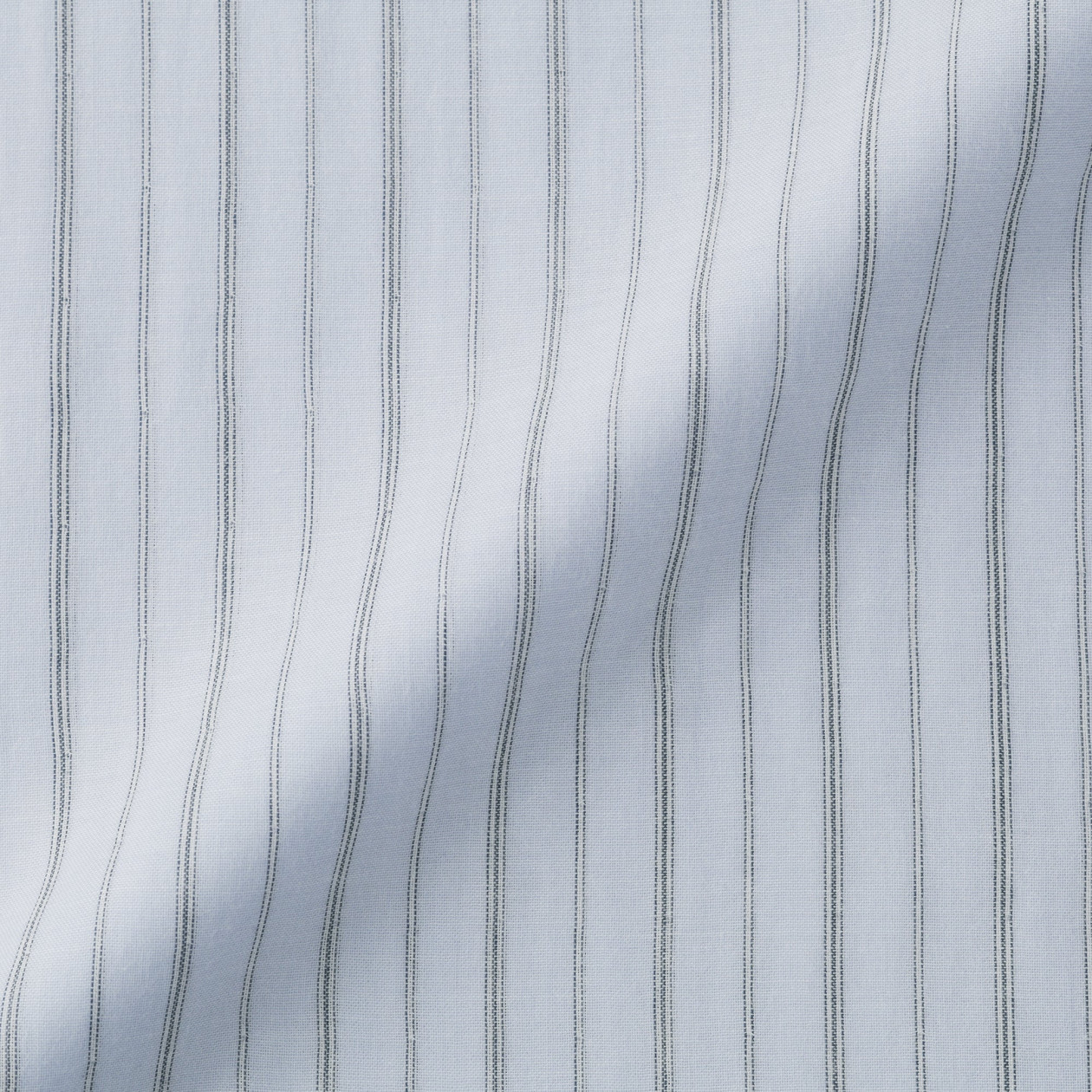 Piżama double gauze w paski błękitna