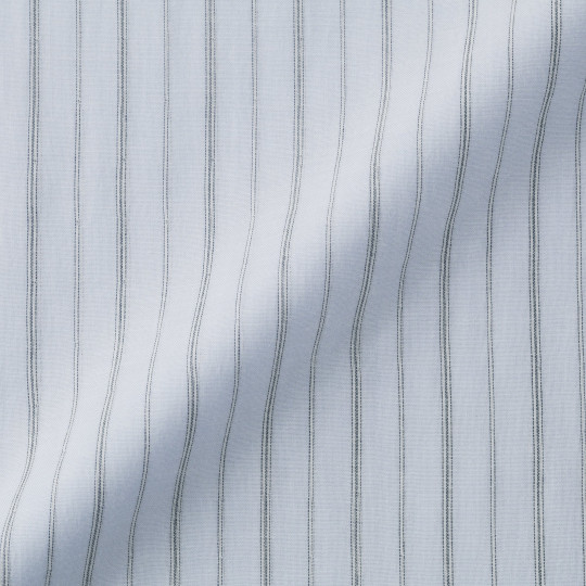 Piżama double gauze w paski błękitna