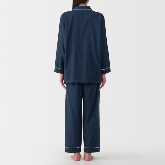 Piżama double gauze ciemnogranatowa