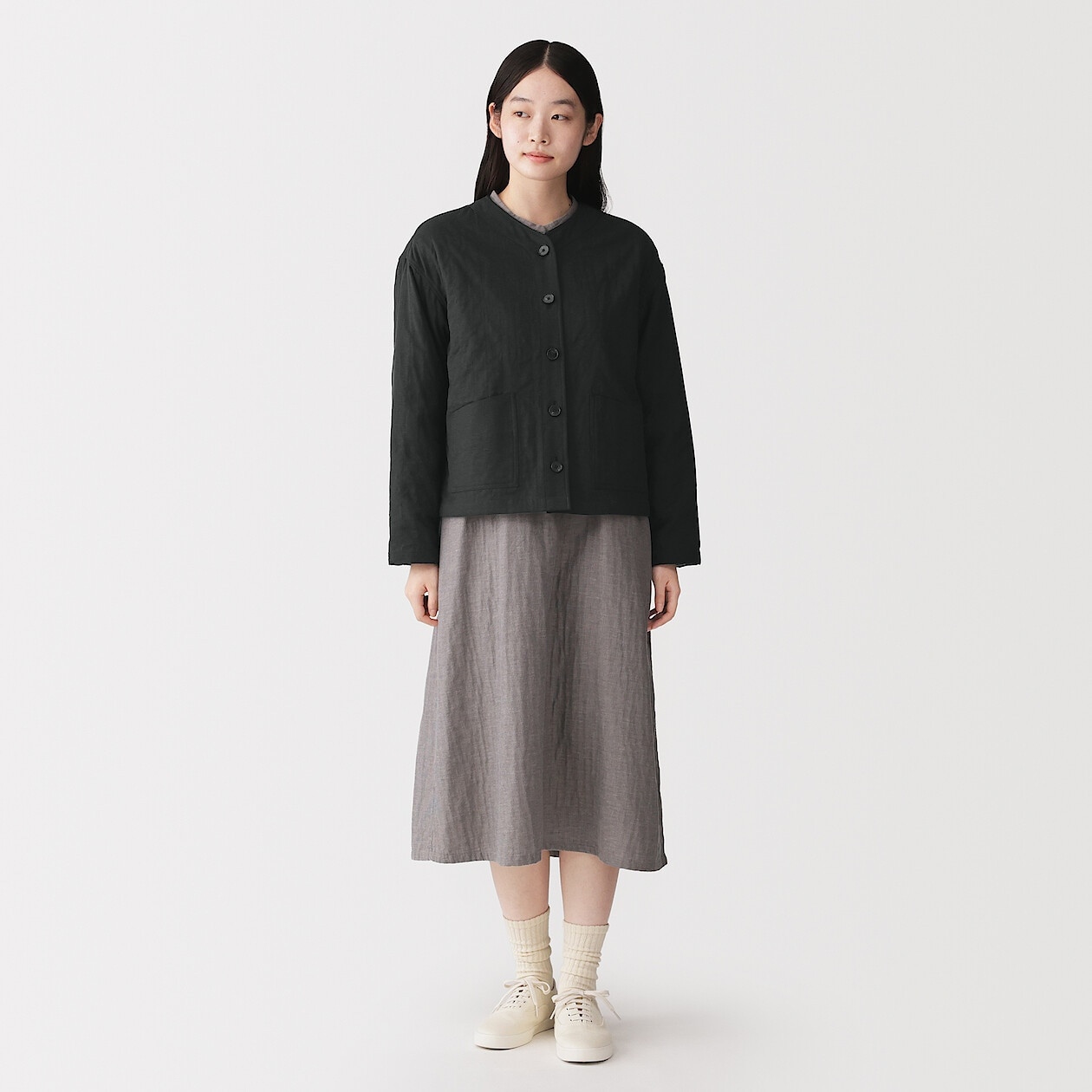 Blezer z kapoku czarny