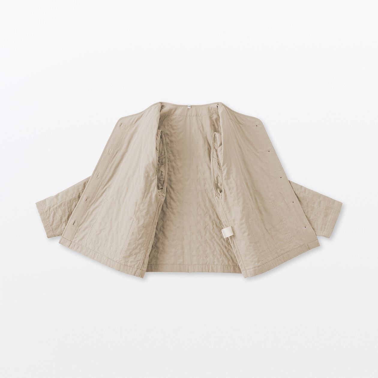 Blezer z kapoku beżowy