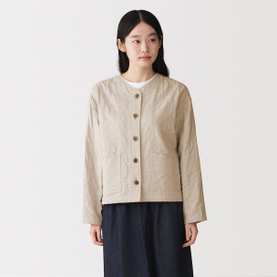 Blezer z kapoku beżowy