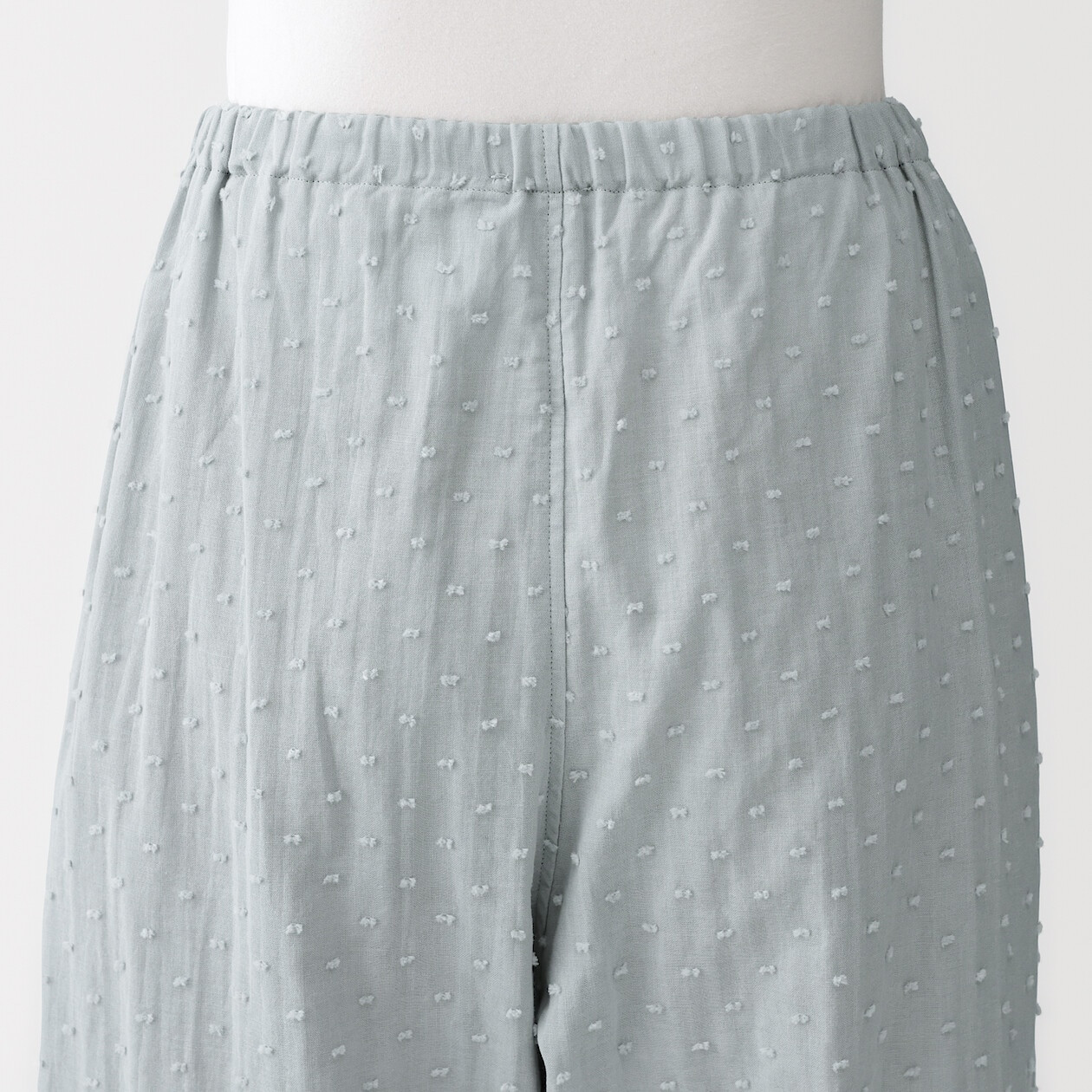 Piżama double gauze błękitna