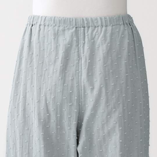 Piżama double gauze błękitna