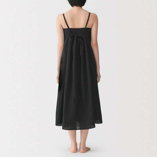 Koszula nocna double gauze czarna