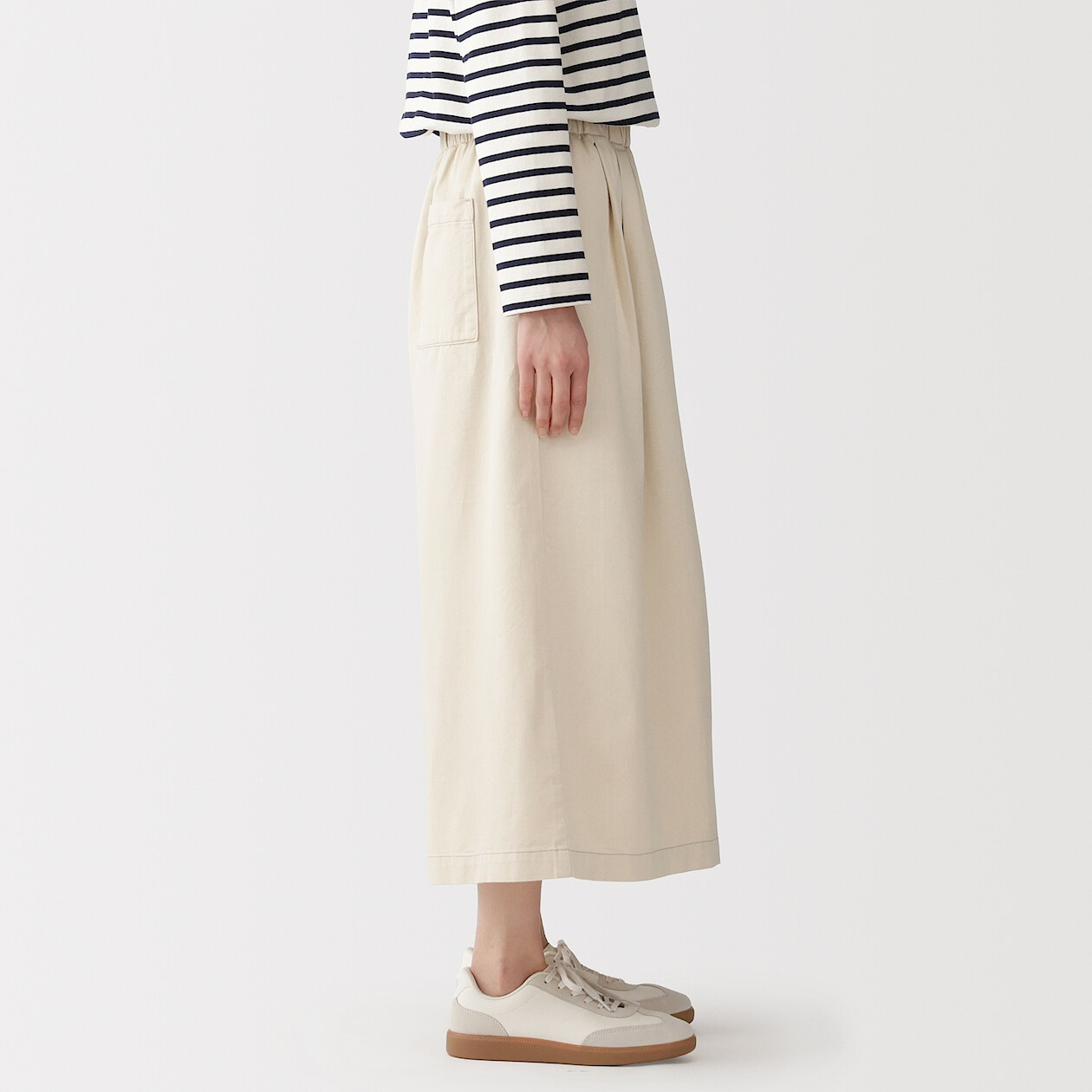 Spódnico-spodnie z kapoku natural