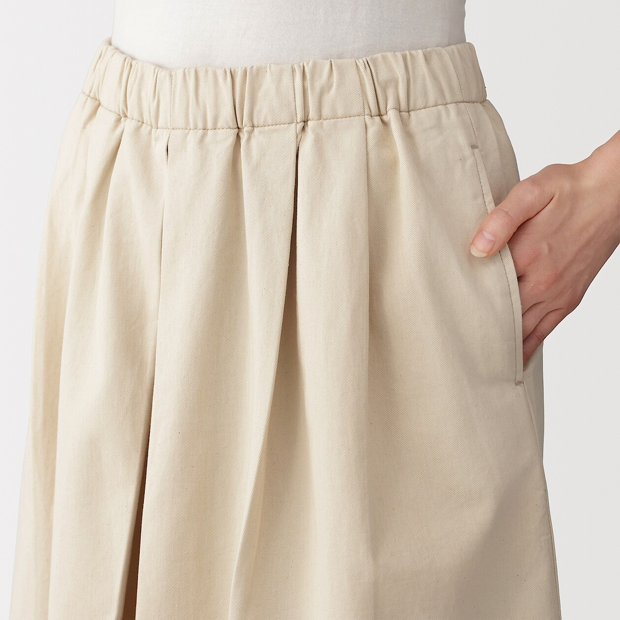 Spódnico-spodnie z kapoku natural